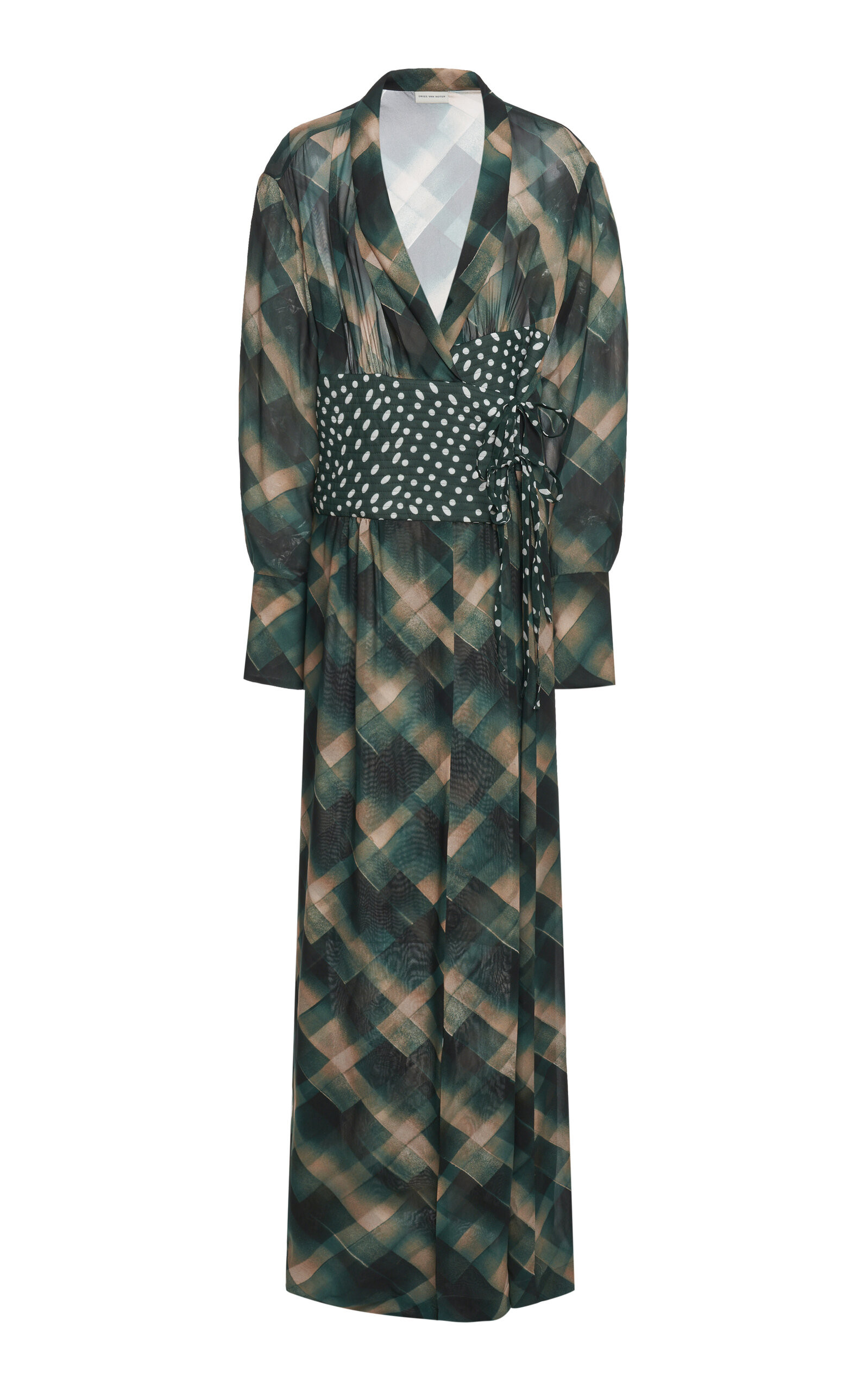 Cebeau Belted Georgette Top | Moda Operandi (Global)