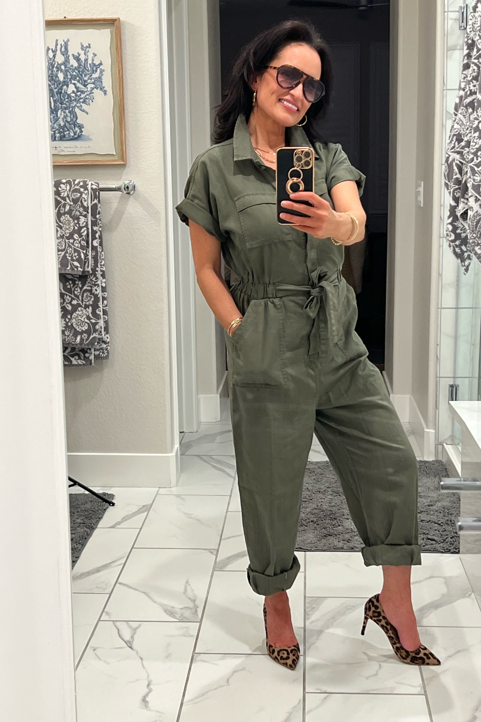 I am in love with these Target utility jumpers. They are comfortable and such an easy item to grab and get dressed quickly and look super cute! You can dress it up with heels or down with sneakers. Best part is they are under $50! 

#LTKunder50 #LTKFind #LTKstyletip