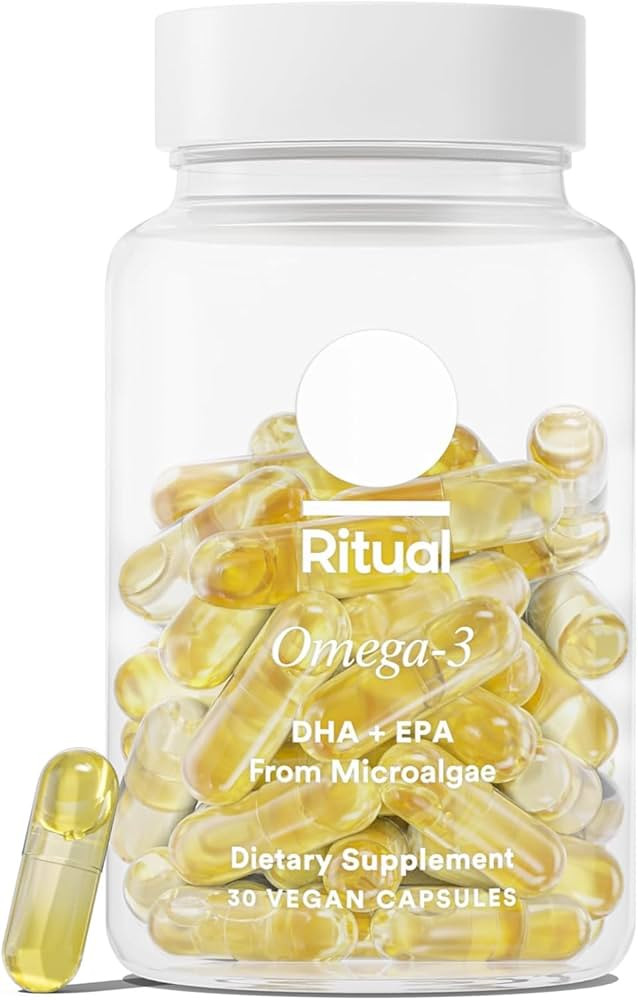 Ritual Omega 3 - Vegan - Science-Backed Dose of DHA & EPA Fatty Acids in 2:1 Ratio, Bioavailable,... | Amazon (US)