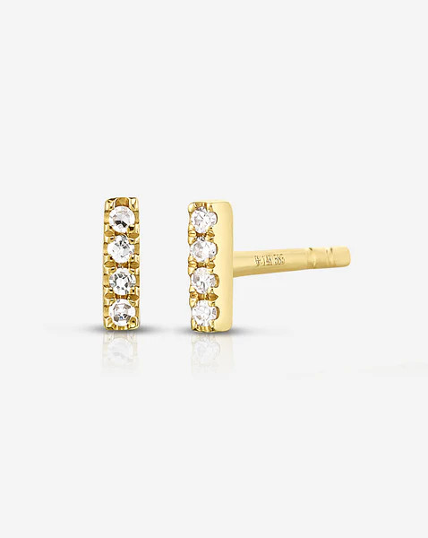 Mini Diamond Line Studs | Ring Concierge
