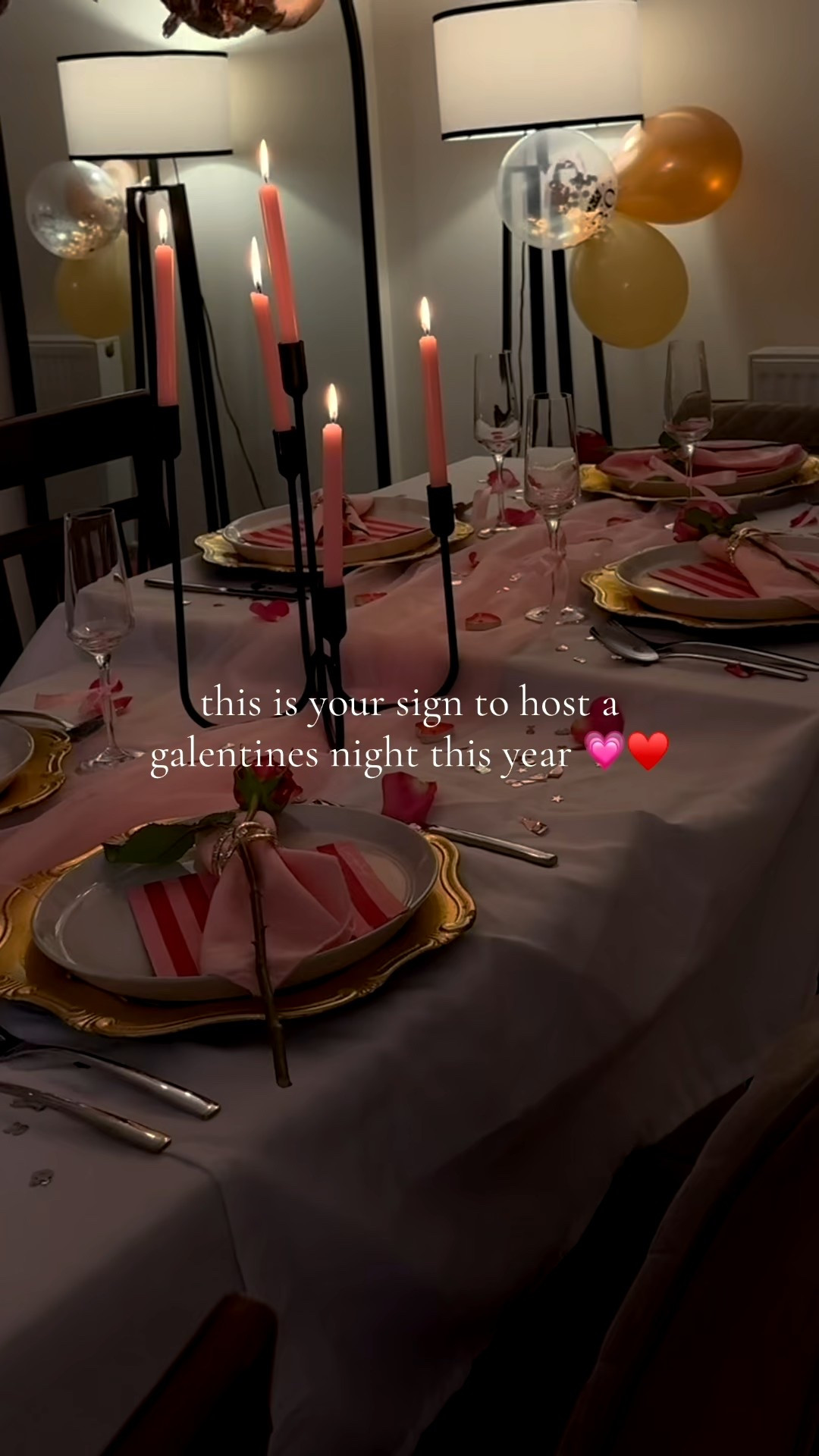 This is your sign to host a valentines night this year💗♥️

#LTKuk