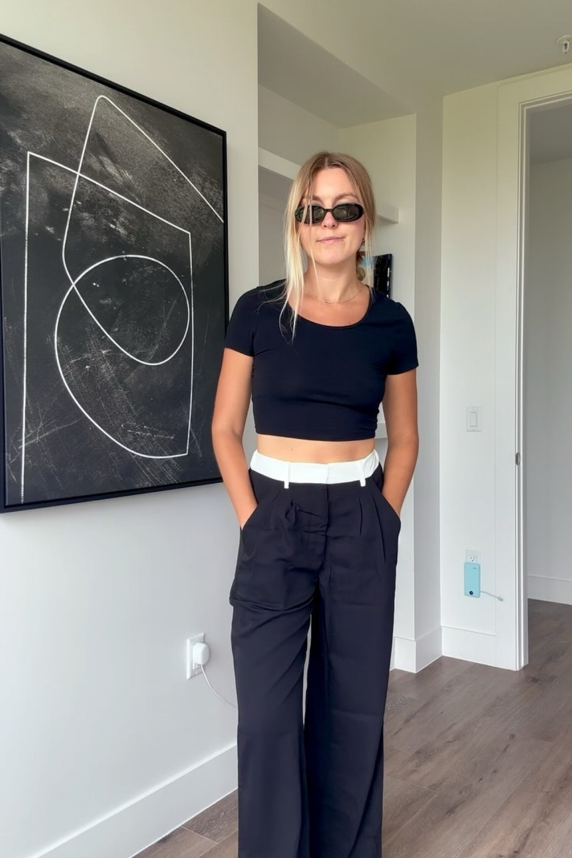 Link for pants in LTK shop in bio and in stories! 

Super versatile perfect for work or a night out

Summer fashion / work pant / trousers / black and white / Pinterest style / outfit of the day / outfit inspo 

#summerfashion #trousers #officeoutfit