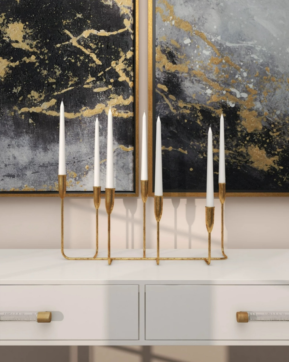 Gold candle holder 

#LTKSeasonal #LTKhome #LTKHoliday