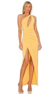 Michael Costello x REVOLVE Parker Maxi Dress in Yellow from Revolve.com | Revolve Clothing (Global)