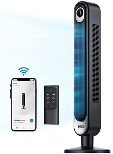 Amazon.com: Dreo Cruiser Pro T1S Smart Tower Fan WiFi Voice Control, Works with Alexa/Google, Flo... | Amazon (US)