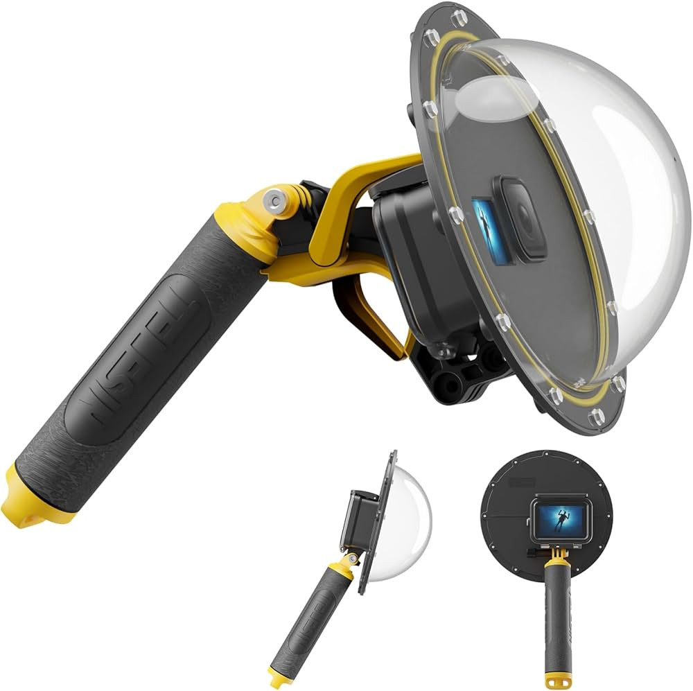 TELESIN 6'' Dome Port for GoPro Hero 13/12/11/10/9 Black, Waterproof Housing Case Underwater Divi... | Amazon (US)