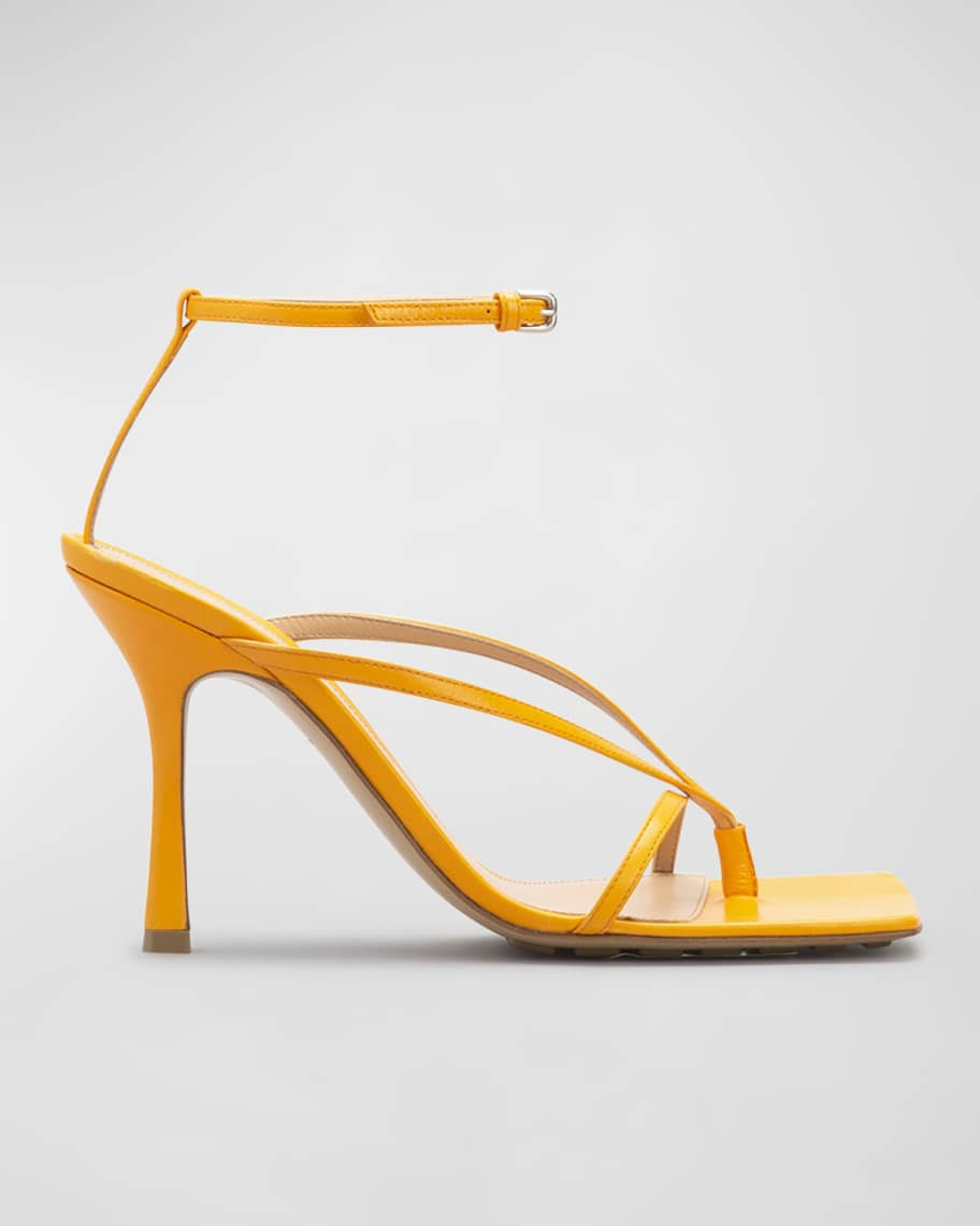 Bottega Veneta Multi Strap Stretch High-Heel Sandals | Neiman Marcus