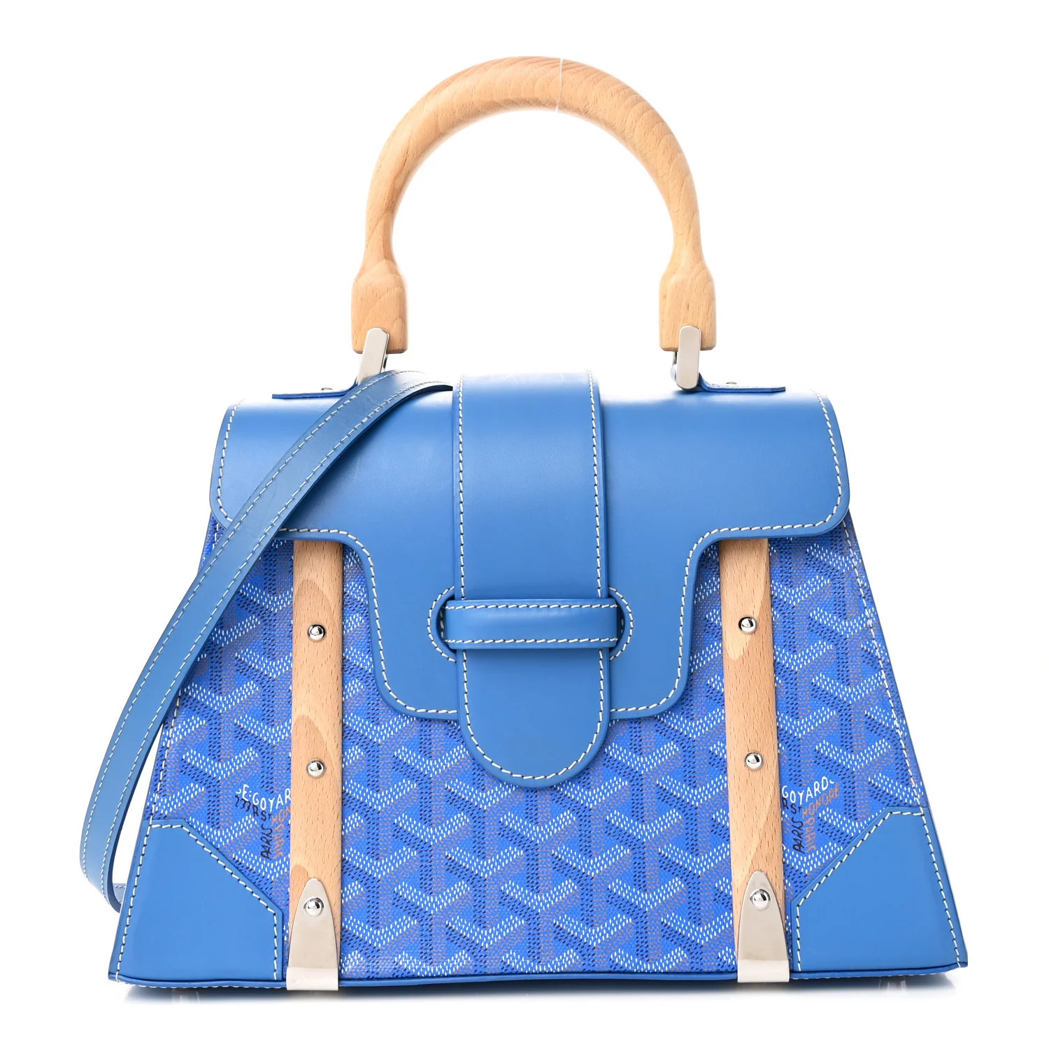 Goyard Goyardine Saigon PM Light Blue 1759647 | FASHIONPHILE (US)