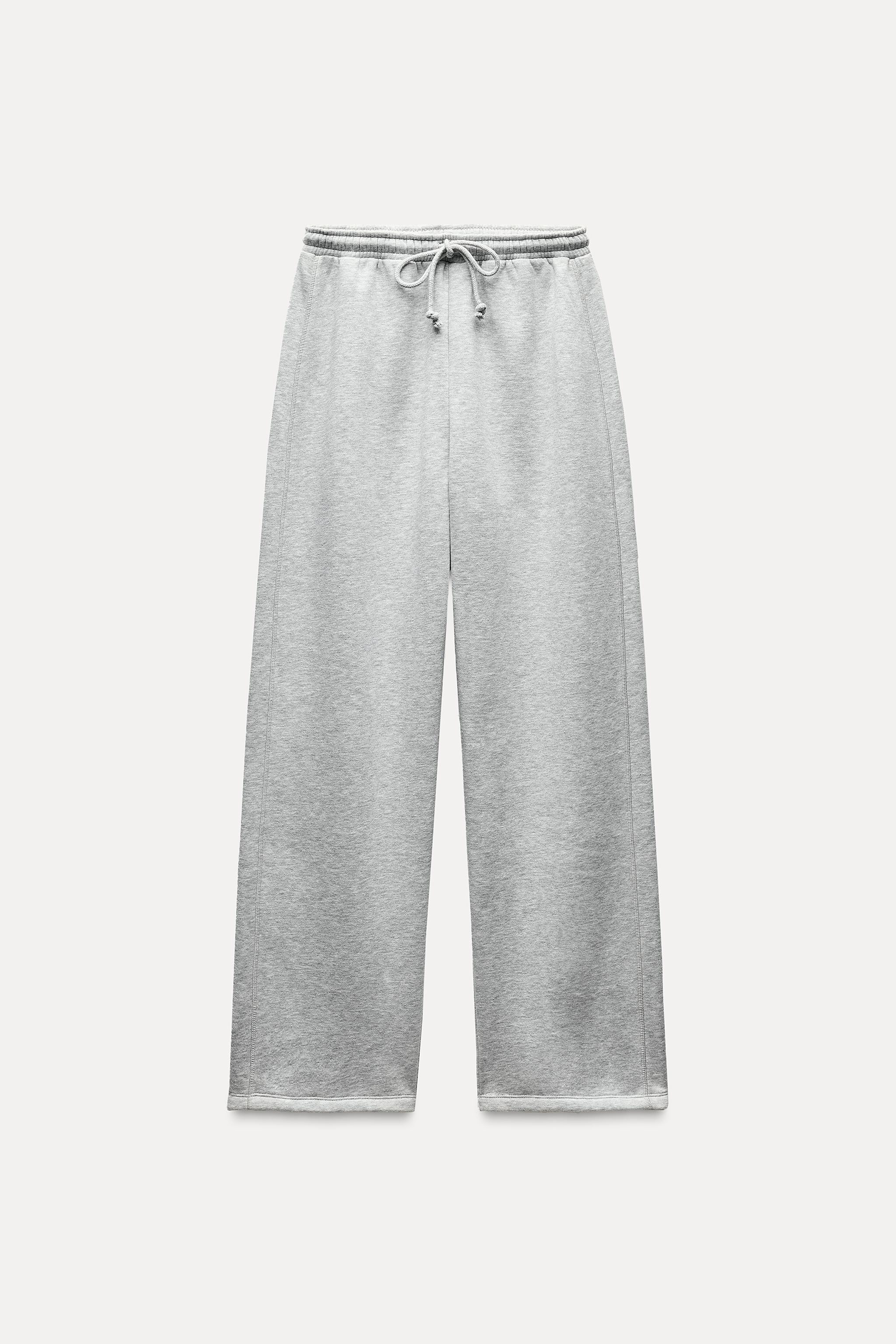 STRAIGHT PLUSH TROUSERS | Zara UK