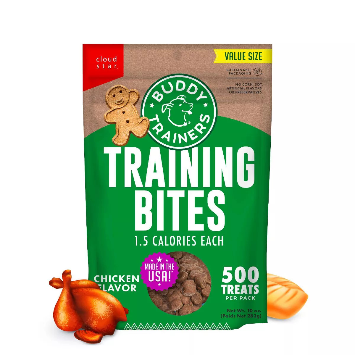 Buddy Biscuits Training Bites Chicken Dry Dog Treats - 10oz | Target