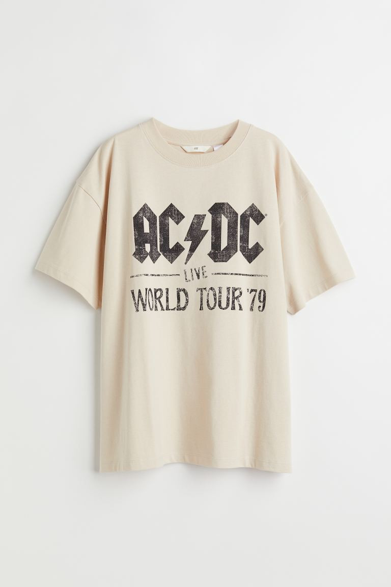 Oversized Printed T-shirt | H&M (US + CA)