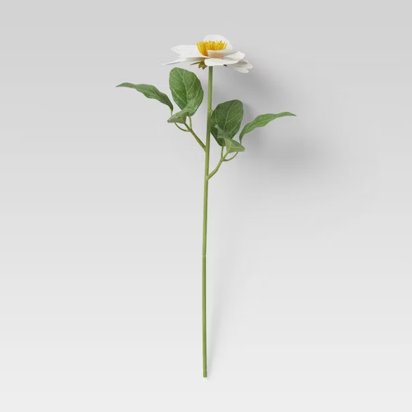 24" Artificial Flower Stem White - Threshold™ | Target