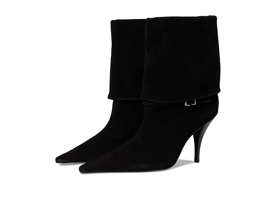 Schutz Rudy Buckle Women's Boots Black : 7.5 M, Suede | Zappos