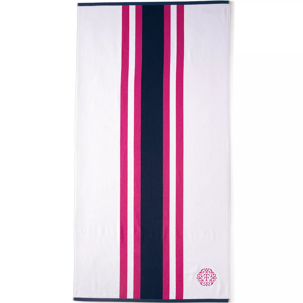 LE x T and T Twin Stripe Beach Towel | Lands' End (US)