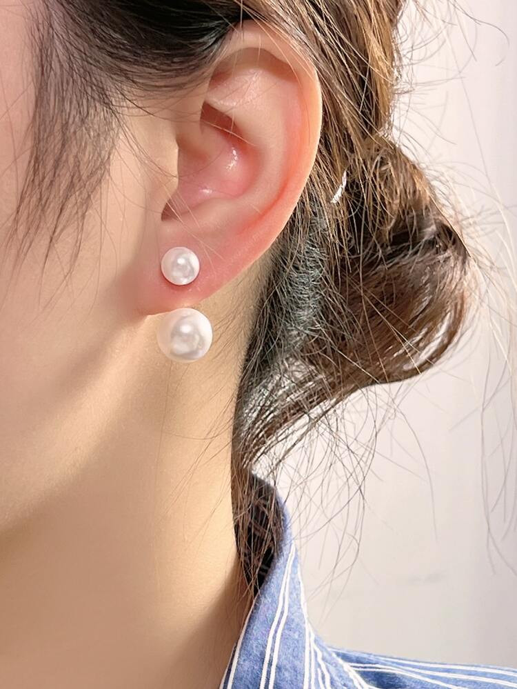 Faux Pearl Decor Earring Jackets
       
              
              CA$2.10        
    (1000+)... | SHEIN