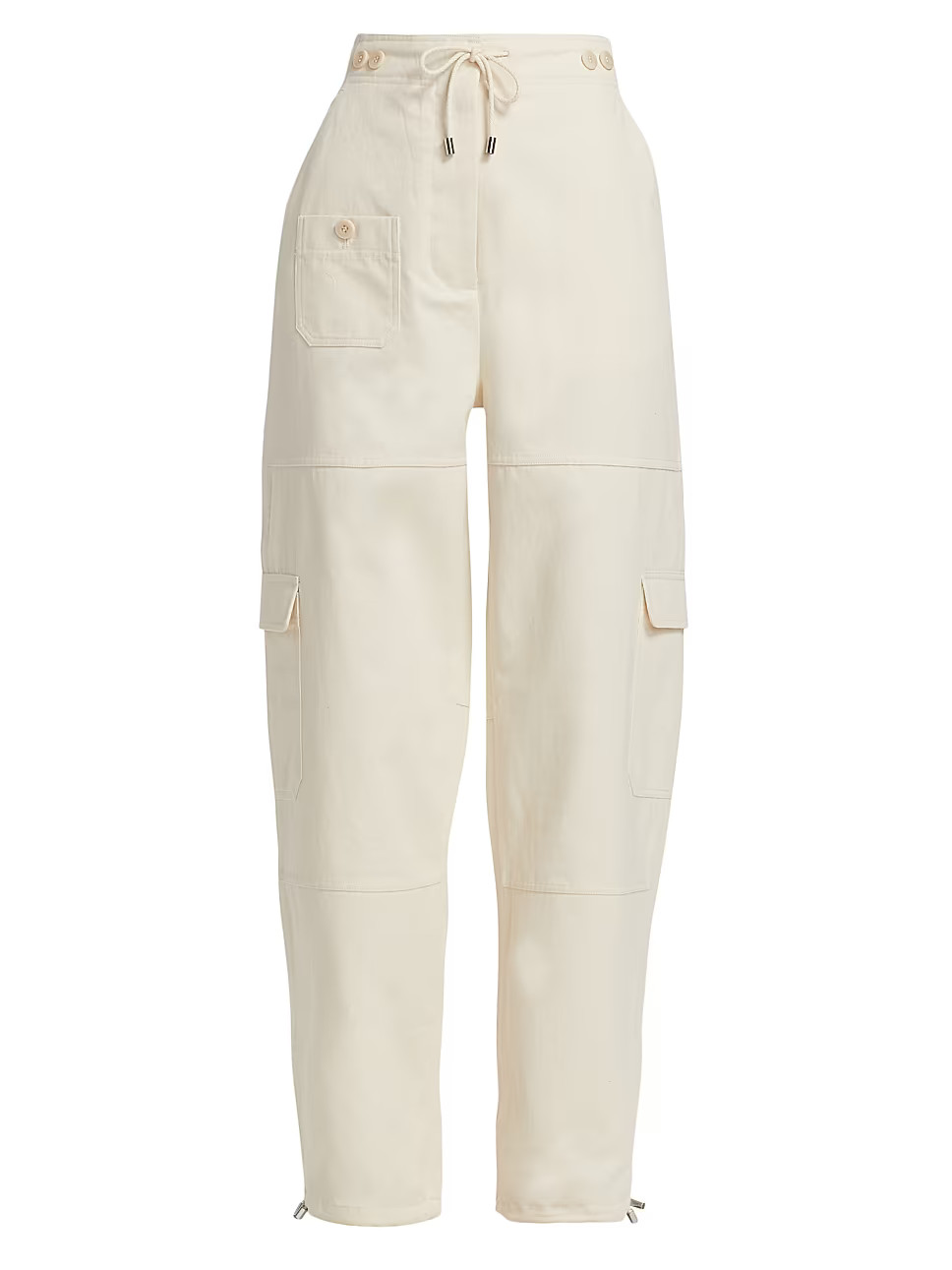 Wide-Leg Cotton Cargo Trousers | Saks Fifth Avenue