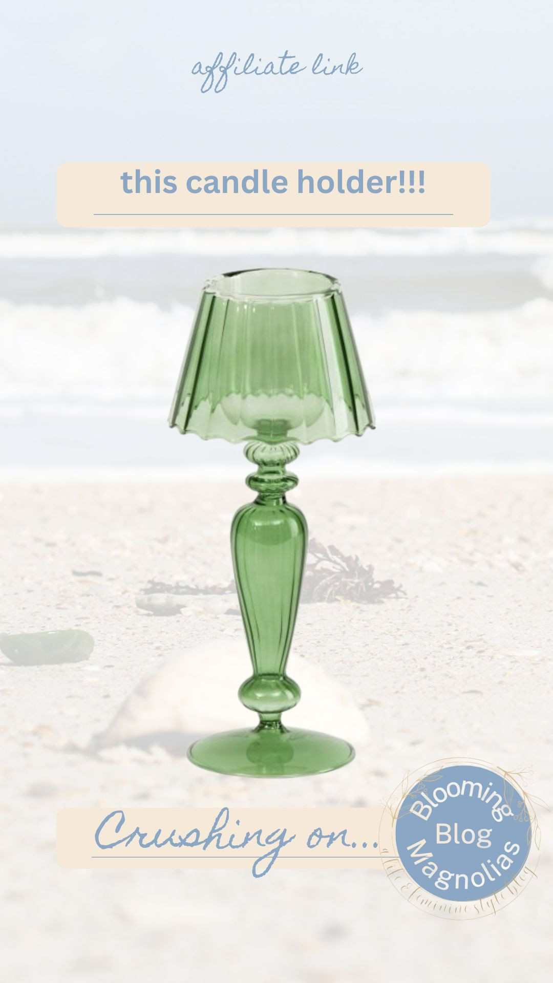 How adorable is this candle holder?
