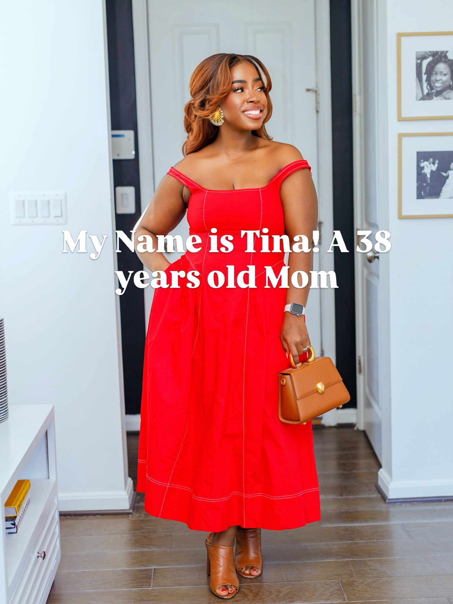 This @walmart dress deserves a space in your closet. It’s chic and stylish. I could not believe the price vs the quality. The fabric is cotton, machine washable with two side pockets. 

Comment “shop” for the link 

Dress: @walmart 
Jewelry: @shopkhoi 
Bag: @shopkhoi 
Shoe: Thrifted years ago