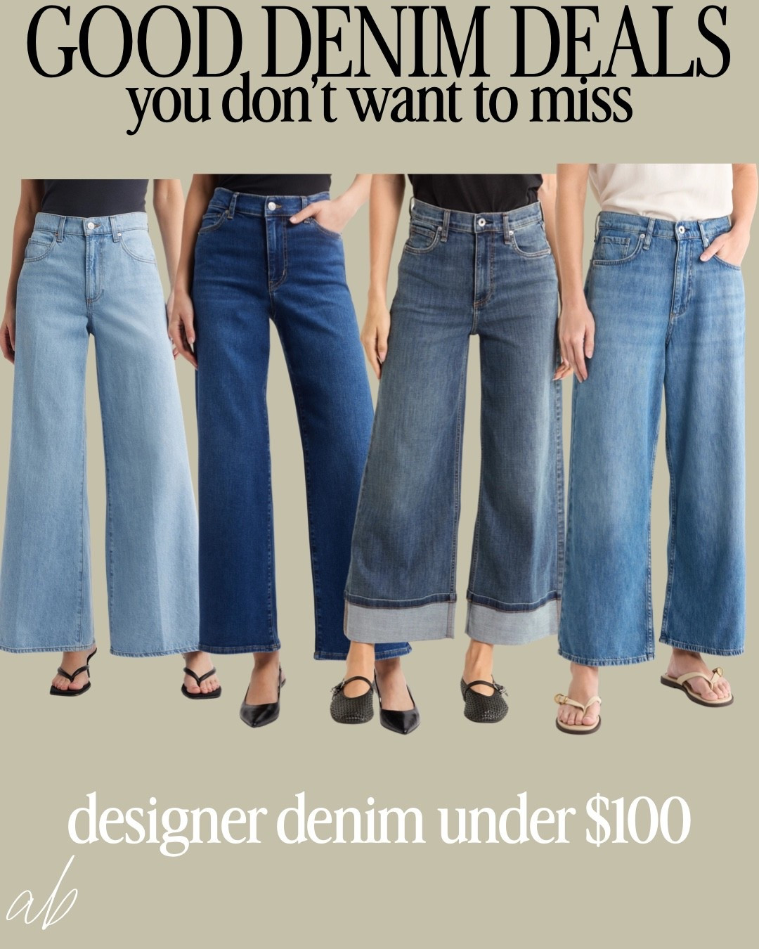 Designer denim deals under $100 you’re going to want to grab!