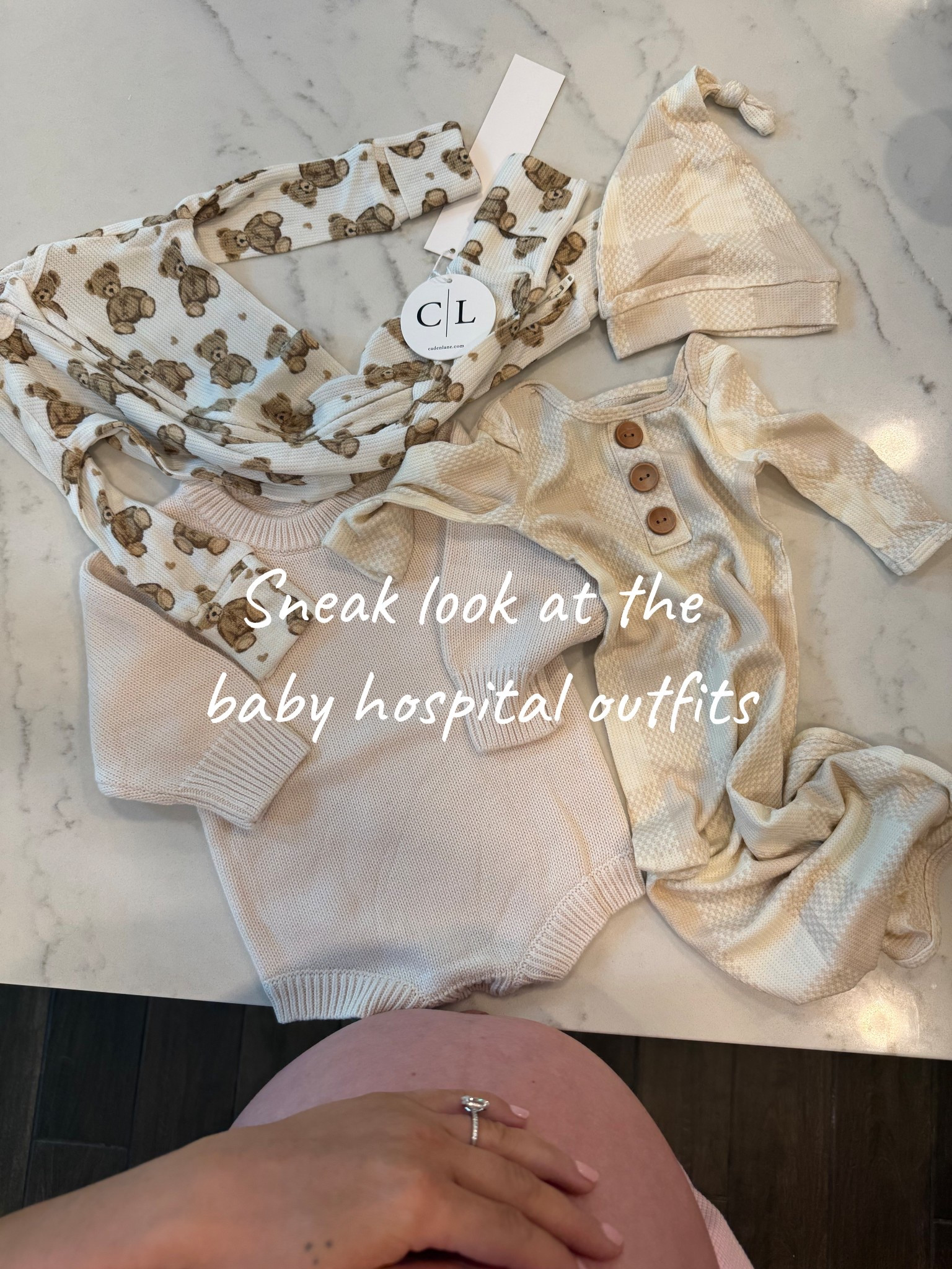 Eeekk the baby’s hospital outfits arrived! Getting real! Starting to organize my hospital bag with my stuff and for baby! 

#cadenlane @Caden Lane 

#LTKmomlife #LTKBaby #LTKBump