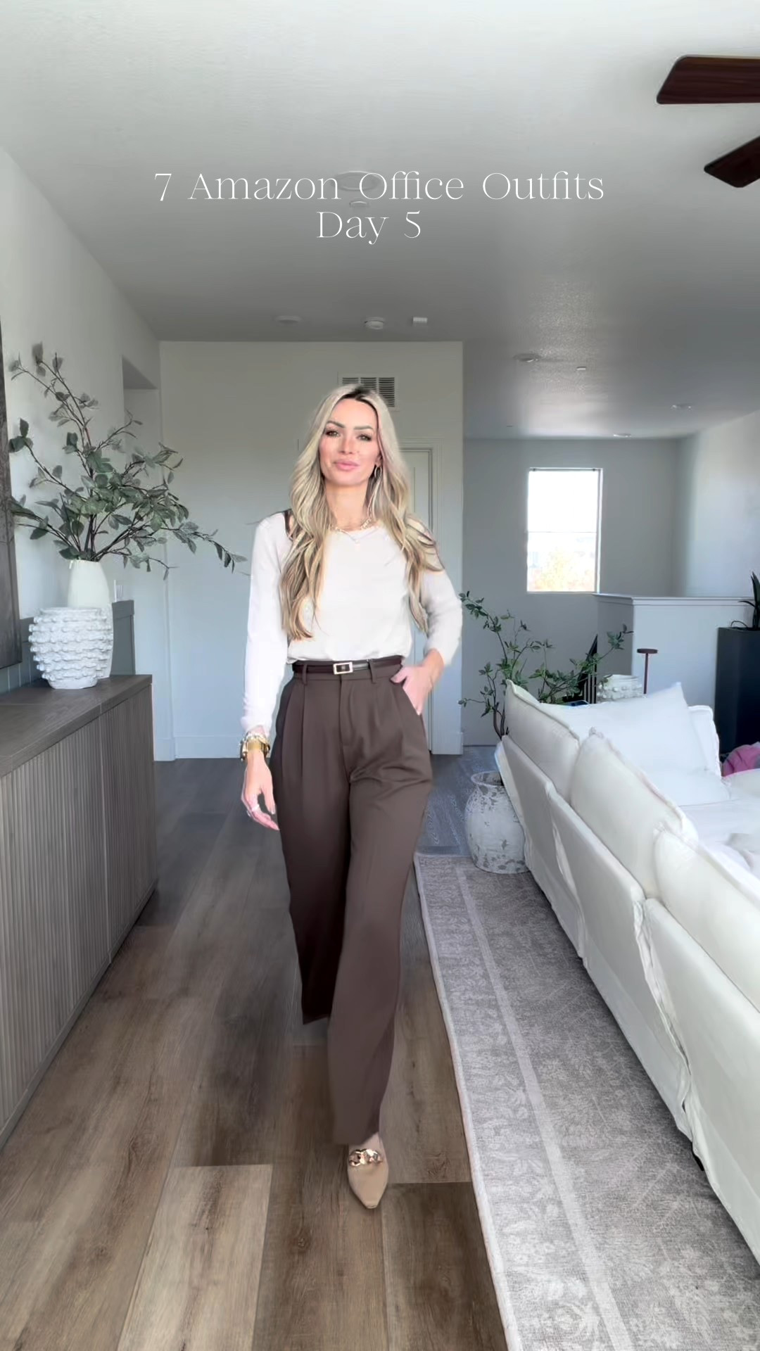 Amazon office outfit. 7 days of office wear, day 5

Amazon workwear! Type OFFICE and I’ll send you all the finds 💗
I'm sharing my top picks for closet staple office outfit pieces that are perfect for the office or classroom. From business casual to teacher chic, these affordable Amazon fashion finds will elevate your office style without breaking the bank!

#FallWorkwear #FallTeacherOutfits
#BusinessCasualFallOutfits #AffordableAmazonFashion
#AmazonFashionHaul #TeacherStyle #OfficeStyle #WorkwearEssentials #FallFashionMustHaves #BackToOffice
#BackToClassroom