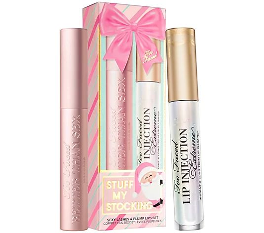 Too Faced Stuff My Stocking Sexy Lashes and Plump Lips Set - QVC.com | QVC