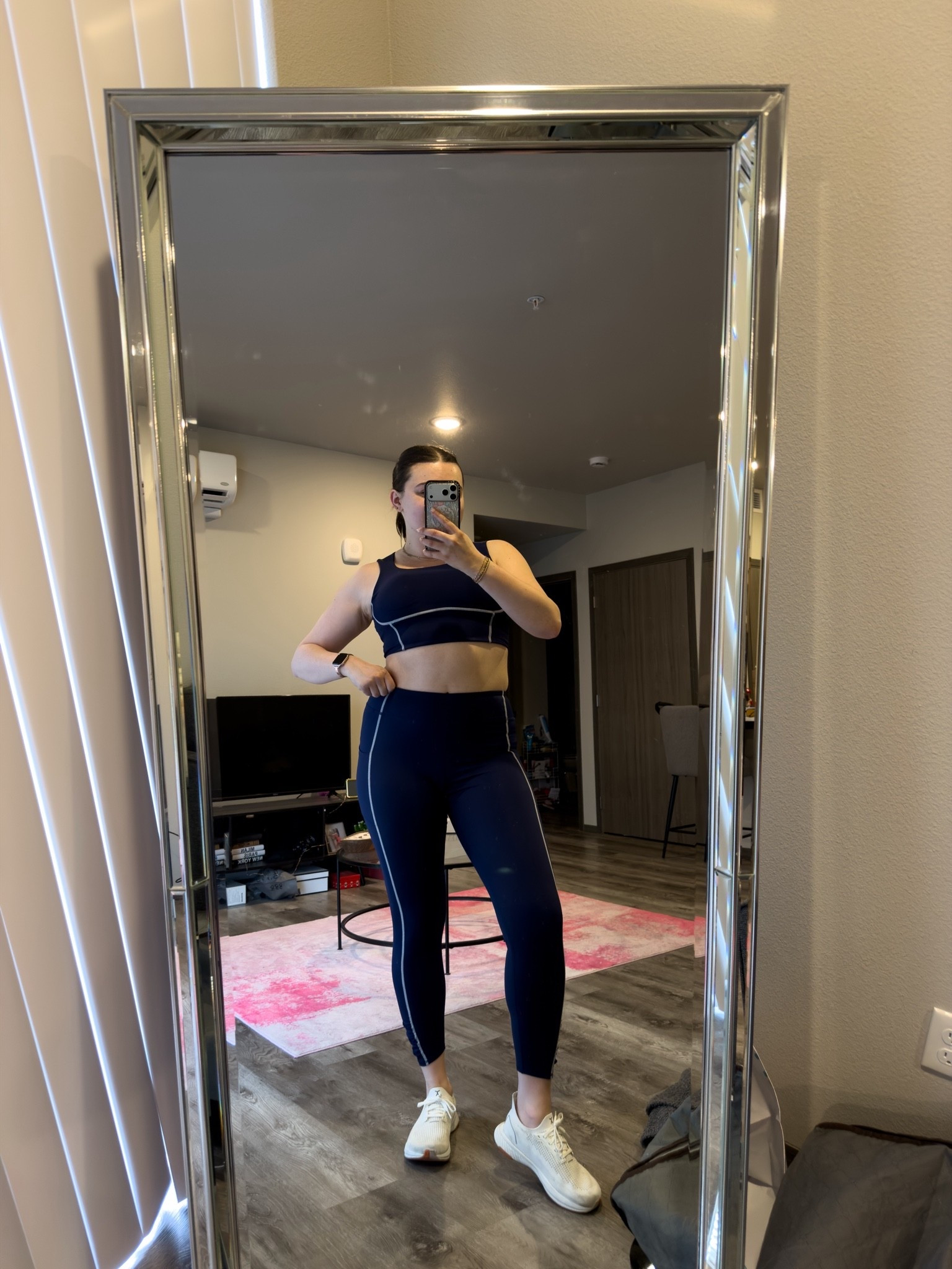 What I wore to a Pilates class! This set worked pretty well and I am still sore 🤣

I’m wearing a L set and a size 9 sneaker

#LTKMidsize #LTKfitnessgoals #LTKootd