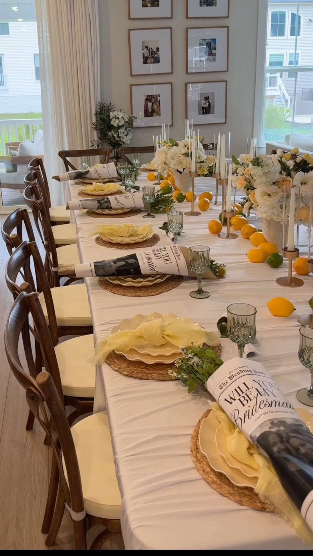 Asking our friends to be our bridesmaids and groomsman for our wedding in Italy was so special. And I wanted to transport them to my fave part of Italy with this dinner. I was able to find most of what I needed from Amazon, TJMaxx and a few other places. All the yellow, greens and florals looked so beautiful together and the lemons took it over the top! I can’t believe I’m a 2027 bride! Eek!

#LTKHome #LTKTravel #LTKWedding