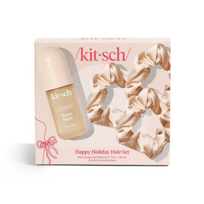 Kitsch Happy Holiday Hair Gift Set - 4pc - Warm Sugar | Target