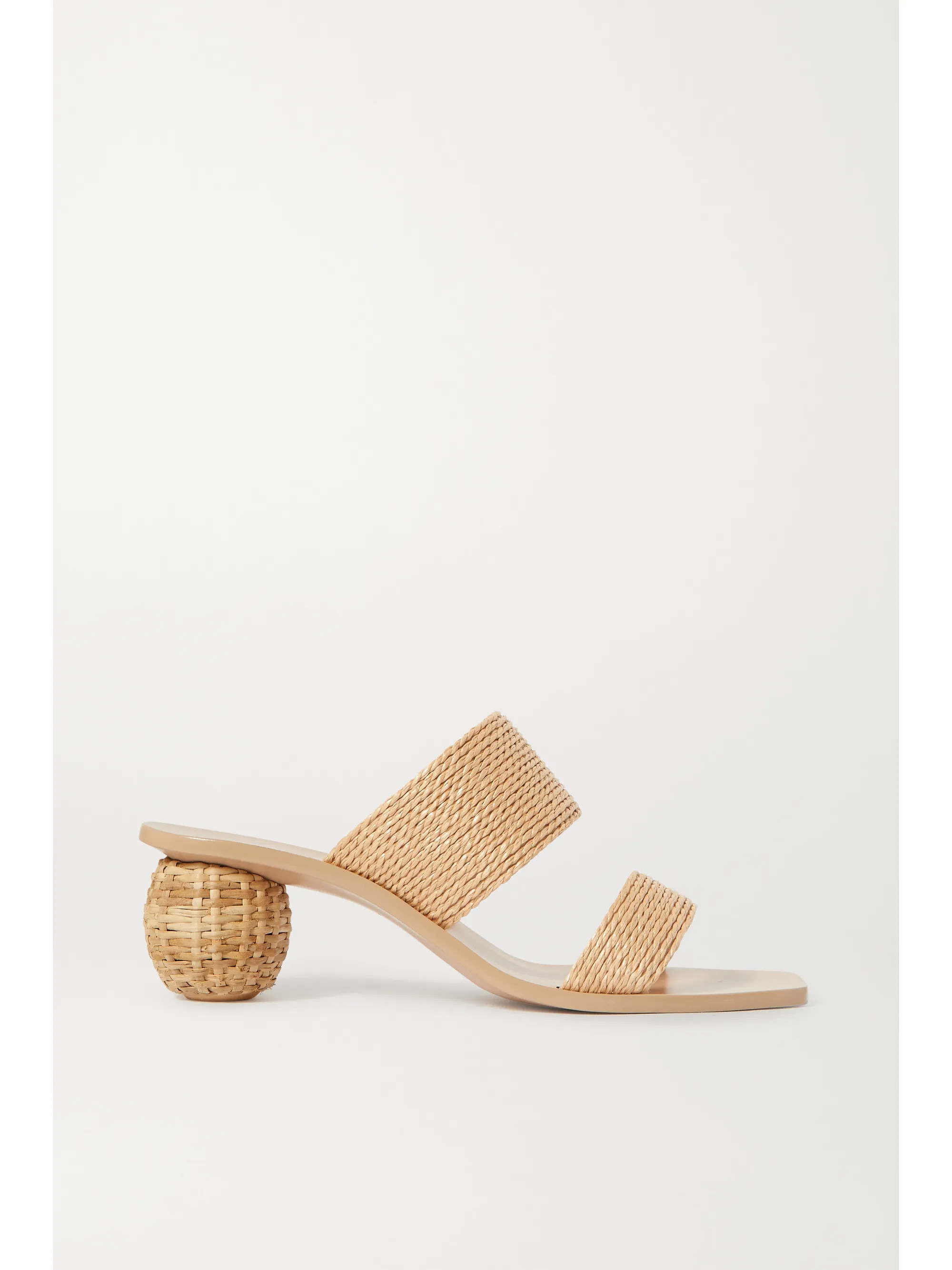 Jila woven raffia sandals | NET-A-PORTER (US)