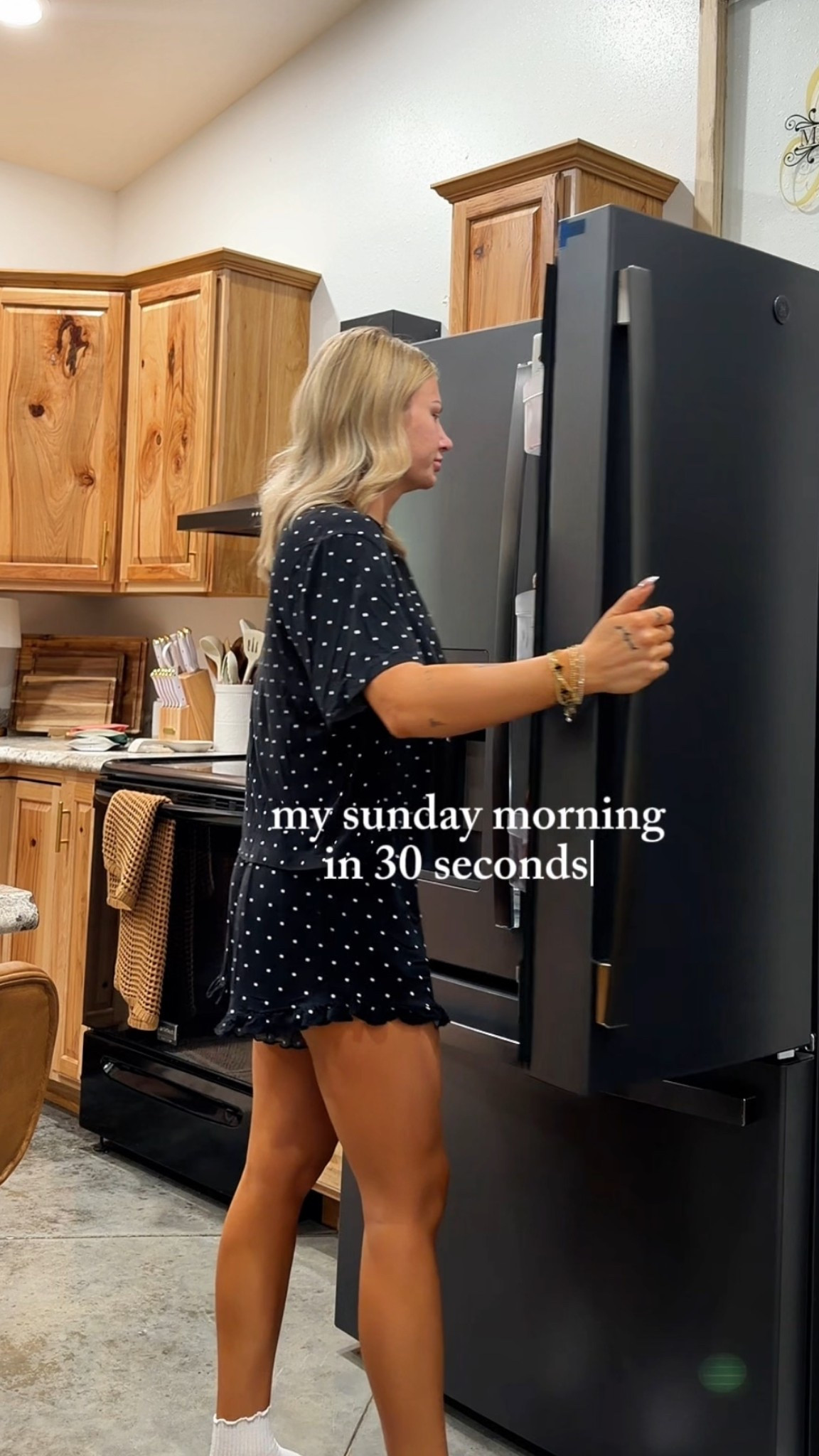 Pjs from this morning’s vlog 🖤 #silksdesign 

#LTKvlog #LTKmomlife #LTKmorningroutine