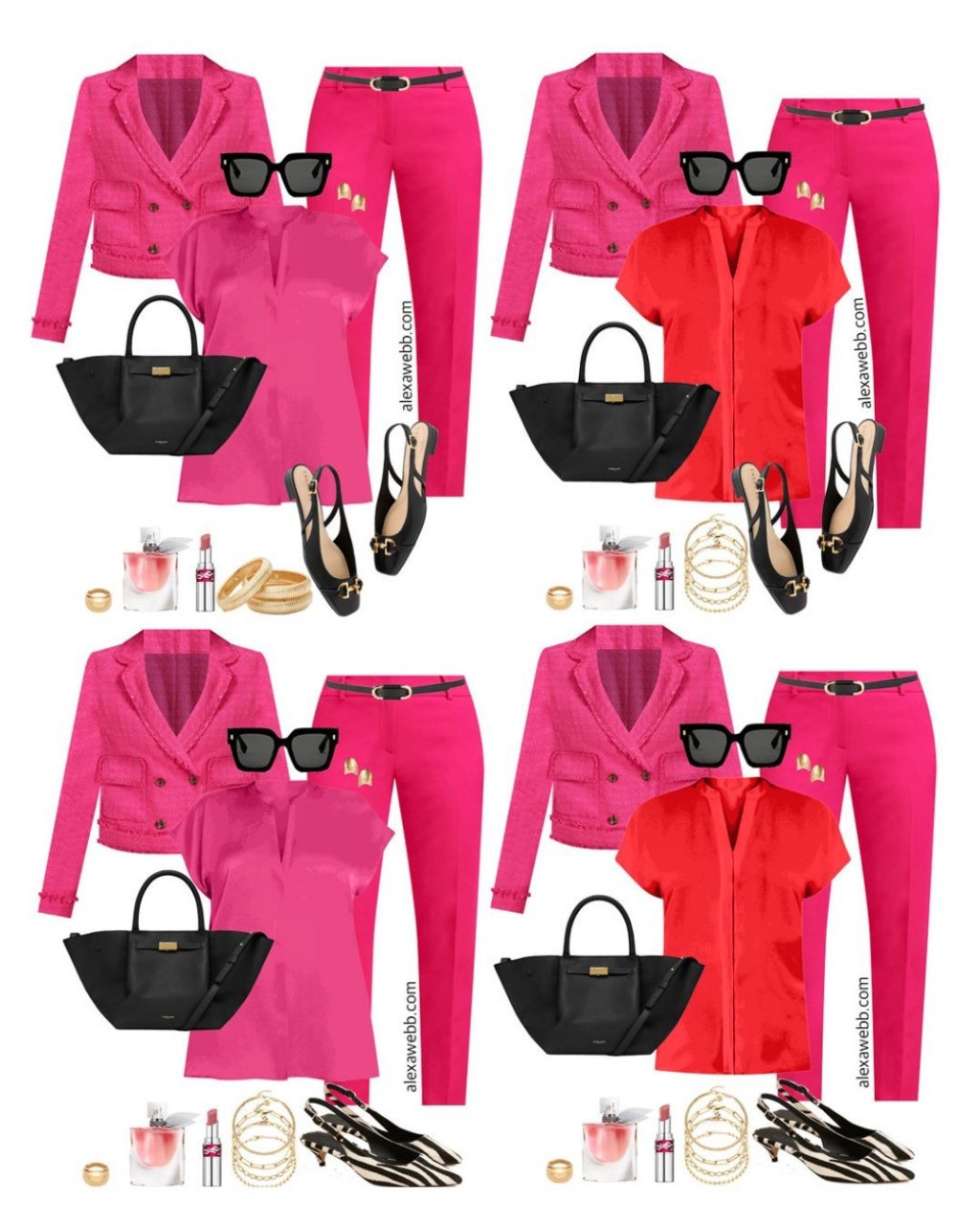 Plus Size Spring Work Capsule 2025 - Part 1 - A plus size business casual and professional work capsule wardrobe for spring. Plus size hot pink suit outfits for spring. Alexa Webb #plussize

#LTKWorkwear #LTKPlusSize #LTKStyleTip