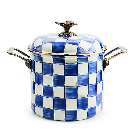 Royal Check 7 Qt. Stockpot | MacKenzie-Childs