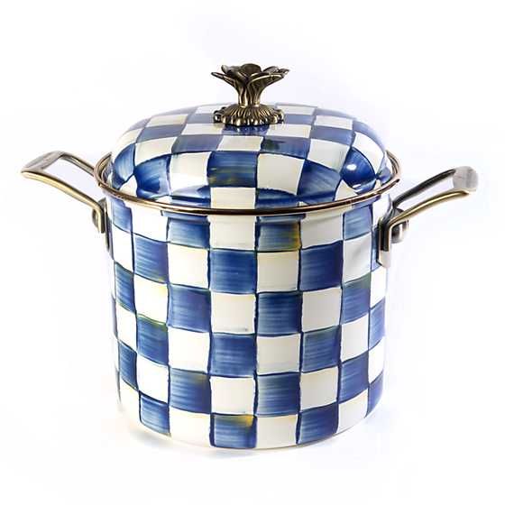 Royal Check 7 Qt. Stockpot | MacKenzie-Childs