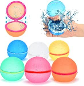 98K Reusable Water Balloons Self Sealing Easy Quick Fill, Silicone Water Balls Summer Fun Outdoor... | Amazon (US)