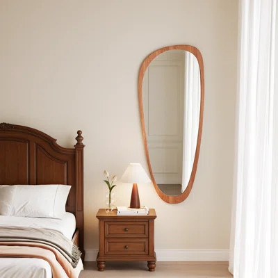 Wooden Mirrors, Wall-Mounted Mirror, Accent Decorative Wall Mirror for Living Room, Bedroom, Entryway, Farmhouse, Home Decor | Wayfair North America
