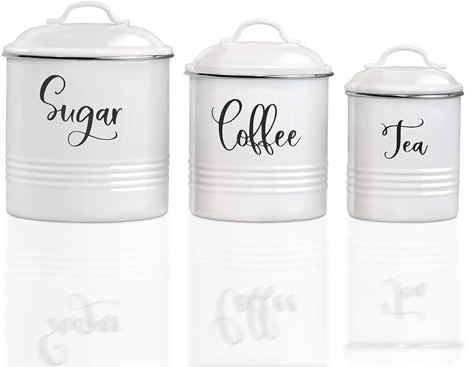 Home Acre Designs Collection Canister Sets For Kitchen Counter-Farmhouse Kitchen Decor-Rustic Kit... | Amazon (US)