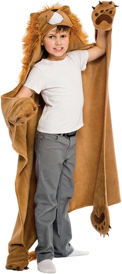 Fin Fun Roary Lion Wearable Hooded Blanket by Wild Things | Amazon (US)