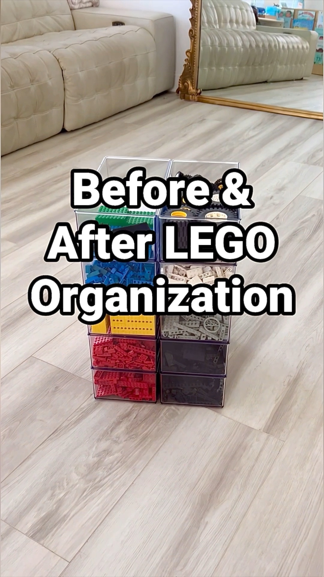 Before & After LEGO Organization! So happy with how this organization project turned out. I did this organization project a couple of years ago and it has continued to work well. 

Caleb is super-excited and keeps thanking me for getting it and organizing this LEGO with him! These Target storage bins are affordable, easy-to-use, and look great. 

This is not our son’s only LEGO. He has some mixed-up colors for open-ended play in a LEGO box on his shelf. 

The LEGO shown was actually my husband’s LEGO from when he grew up. It arrived from England in the large brown box. So, we thought it would be fun for Caleb to have LEGO organized by color to use as well. 

Caleb also has LEGO kits that we keep in his toy rotation shelf for when he wants to build a kit. 

kids toy organization, kids toys, toy storage, acrylic storage containers

#LTKHome #LTKFindsUnder50 #LTKKids