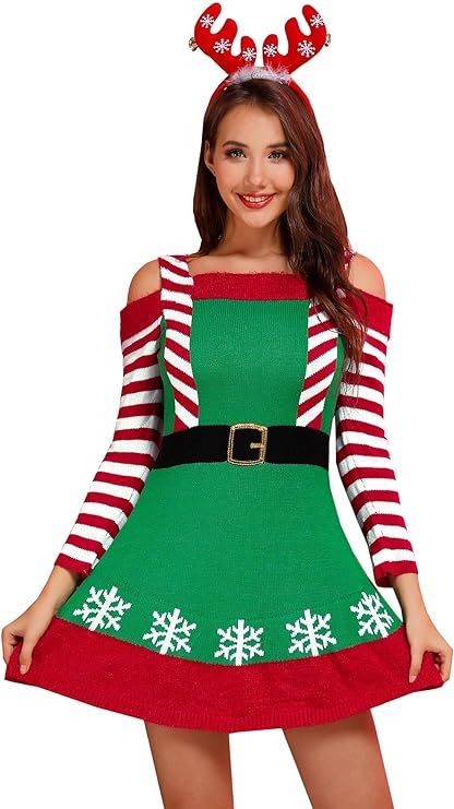 Spadehill Women Christmas Pullover Sweater | Amazon (US)
