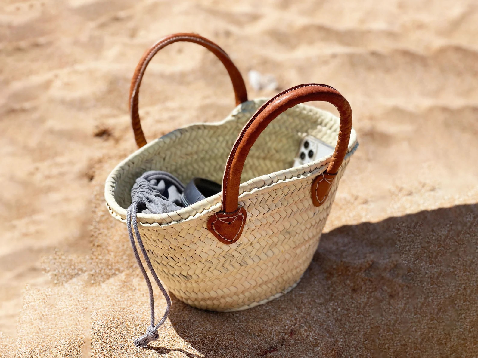 French Basket, Small Straw Bag, Bridal Party, Wedding Tote Bag, Bridesmaid Gifts, Wicker Basket W... | Etsy (US)