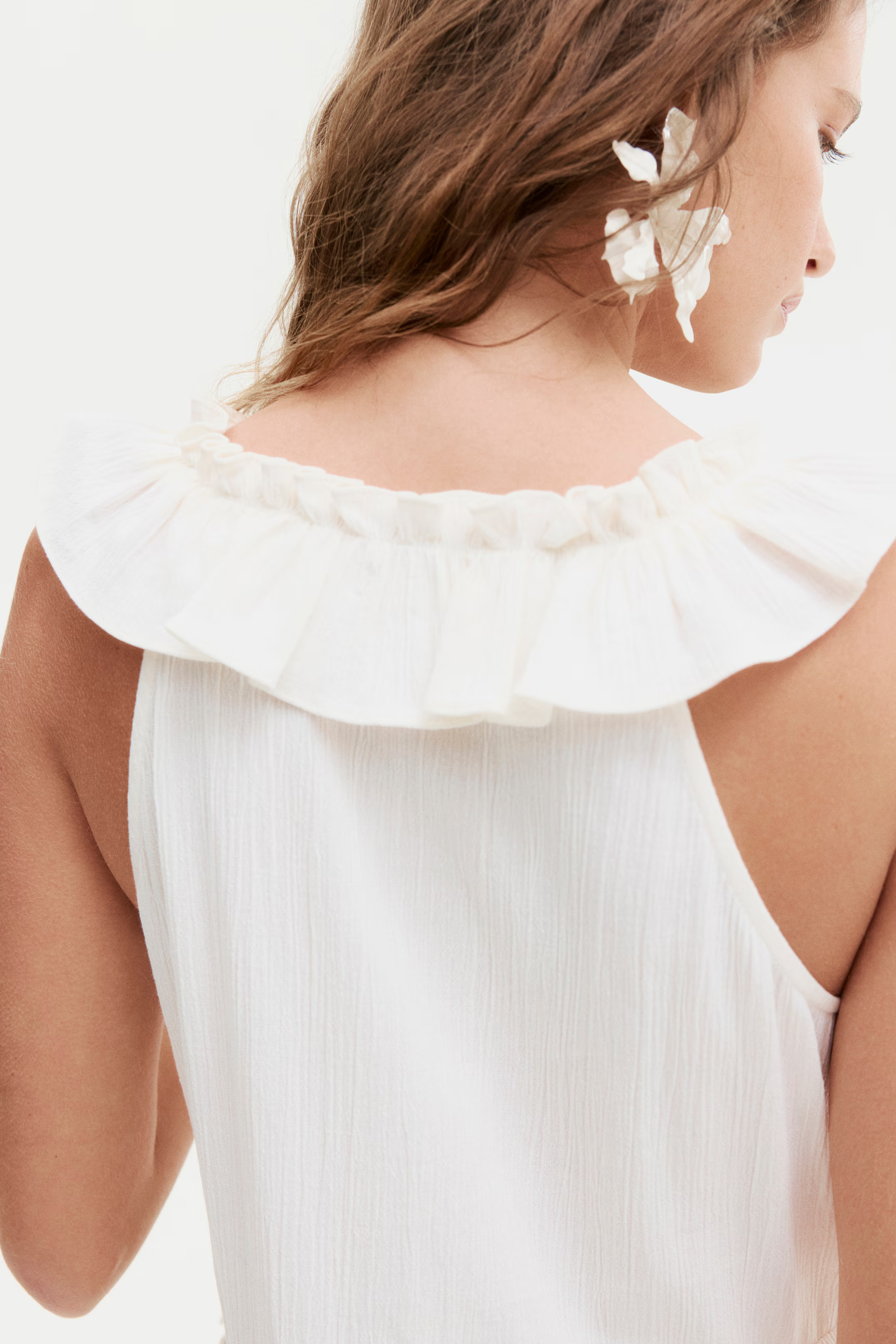 Frill-trimmed dress | H&M (UK, MY, IN, SG, PH, TW, HK)