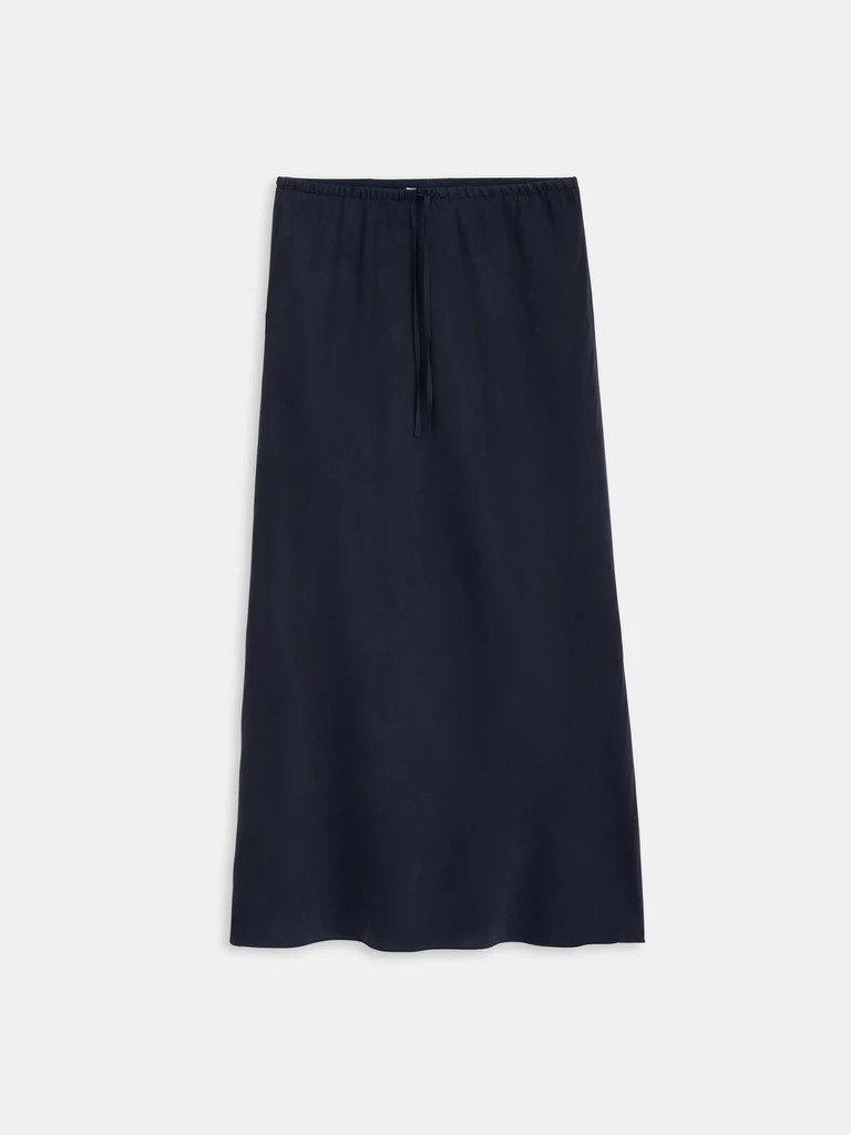 Lilly Slip Skirt In Washed Silk | Alex Mill