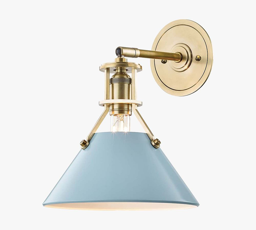 Jocelyn Flared Enamel Sconce | Pottery Barn (US)