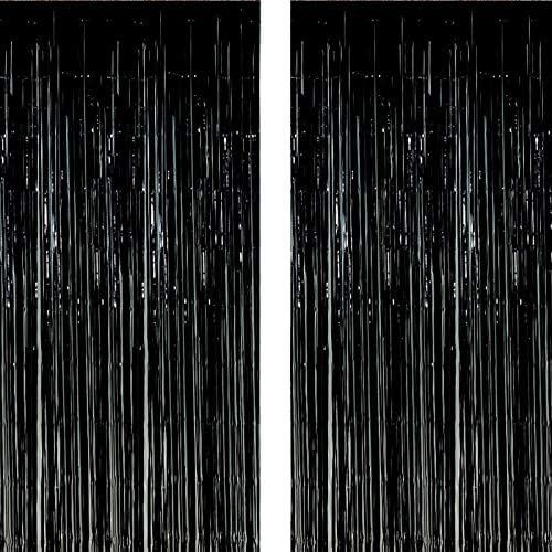 Twinkle Star 2 Pack Photo Booth Backdrop Foil Curtain Tinsel Backdrop Environmental Background fo... | Amazon (US)