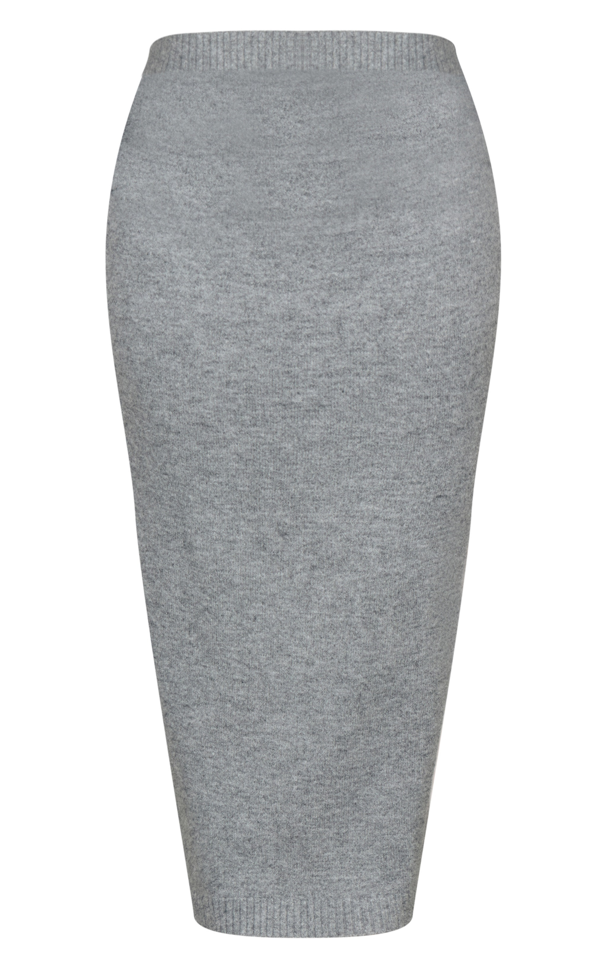 Plus Ash Grey Melange Soft Knit Maxi Skirt | PrettyLittleThing US