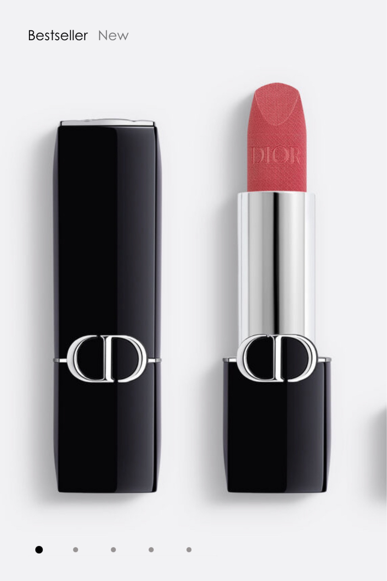 Dior lipstick in rouge
