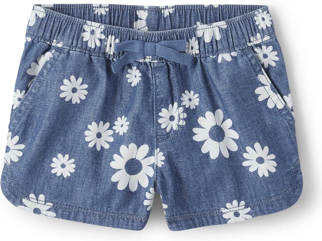 The Children's Place Girls' Twill Pull on Shorts | Amazon (US)
