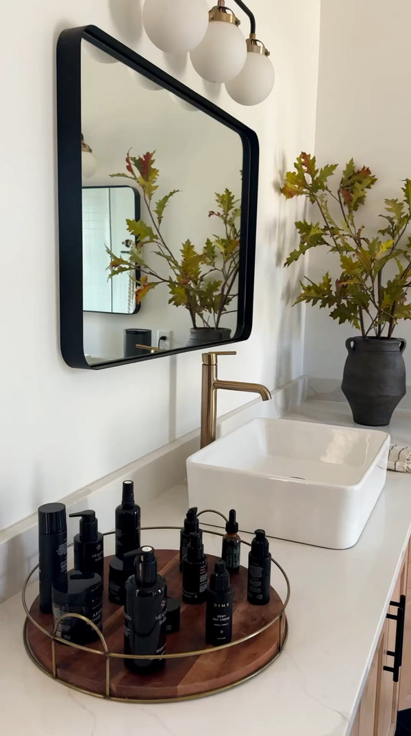 Transform your bathroom into a modern oasis with a few simple upgrades!