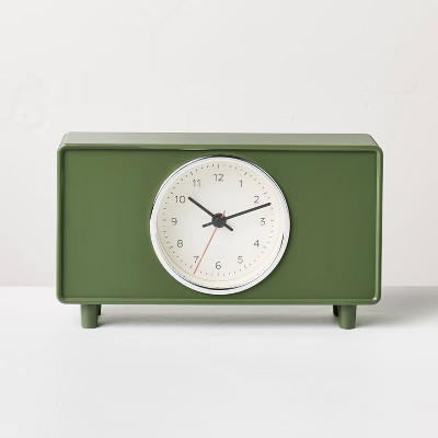 Table Clock Green - Hearth & Hand™ with Magnolia | Target